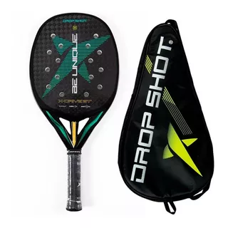 Raquete Beach Tennis Drop Shot Carbono 12k X Drive 2023 Cor Preto