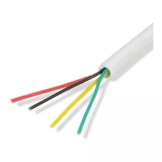 Cable Alarma Telefonico Elecon Por 20mts 4 Hilos 4 Colores