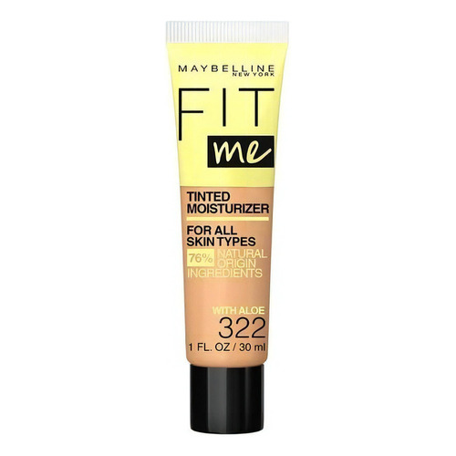 Base de maquillaje líquida Maybelline Fit Me tono 322 - 30mL 1oz