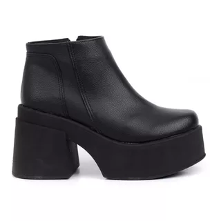 Botas Mujer Plataforma Botinetas Zapatos Botita Calzado Alta