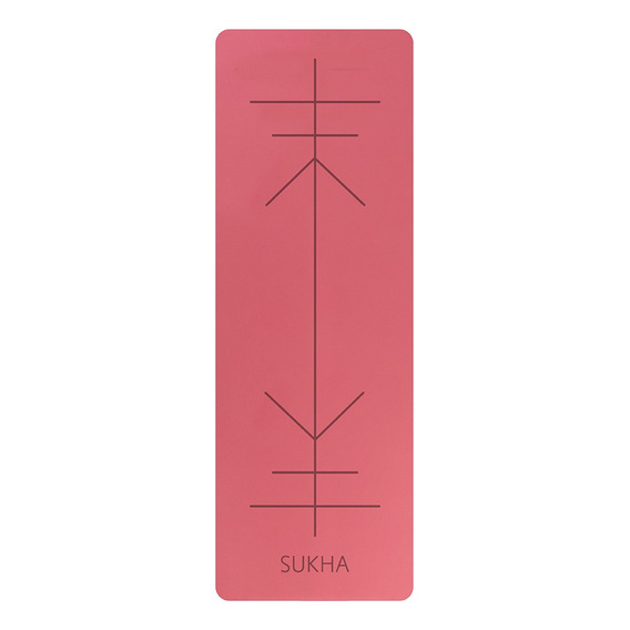 Yoga Mat Eco Tpe Aprendiz Con Alineación 6mm Sukha
