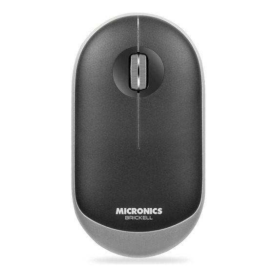 Mouse Wifi  1600dpi Negro/silver Micronics Brickell M703rx