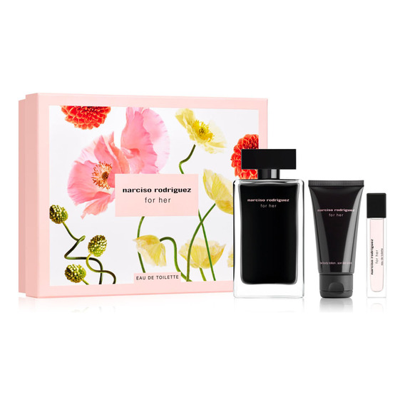 Set Perfume Mujer Narciso Rodriguez For Her Edt 100 Ml 