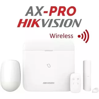 Kit Alarma Hikvision Axpro Inalambrica 48z Wifi - Color Blanco