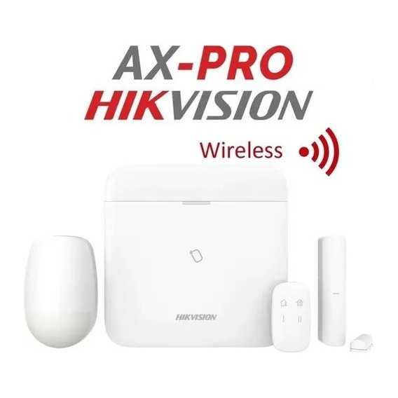 Kit Alarma Hikvision Axpro Inalambrica 48z Wifi - M3k Color Blanco