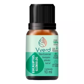 Óleo Essencial Eucalipto Glóbulus - Vverd  100% Puro Natural