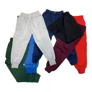 Pantalón Babucha Jogging C/puño Frizado T 4 A 16 Pack X 3