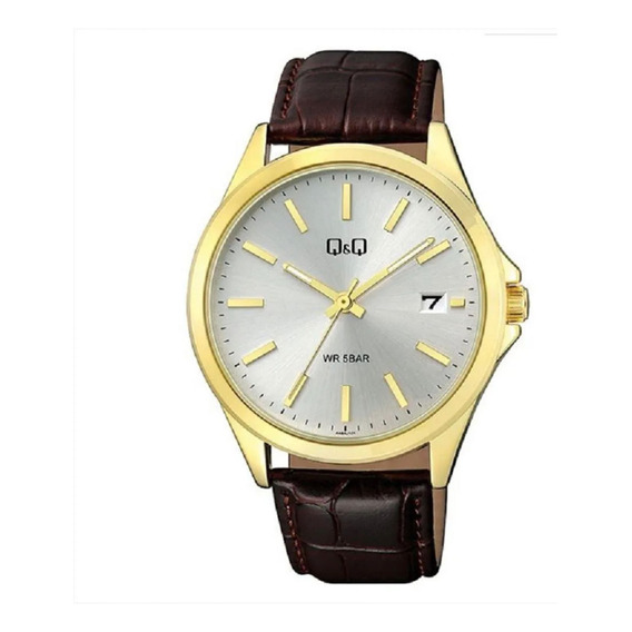 Reloj Para Hombre Q&q A484j A484j101y Marrón