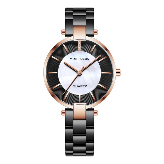 Reloj Para Mujer Mini Focus Mf0224l Mf9401 Negro