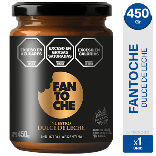 Dulce De Leche Fantoche Libre Gluten 450 gr