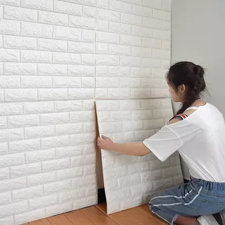 Papel  Revestimiento De Pared 3d Autoadhesivo Pack 4 Placas