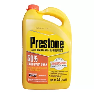 Anticongelante Naranja Prestone Vehiculos Americanos 3.78l