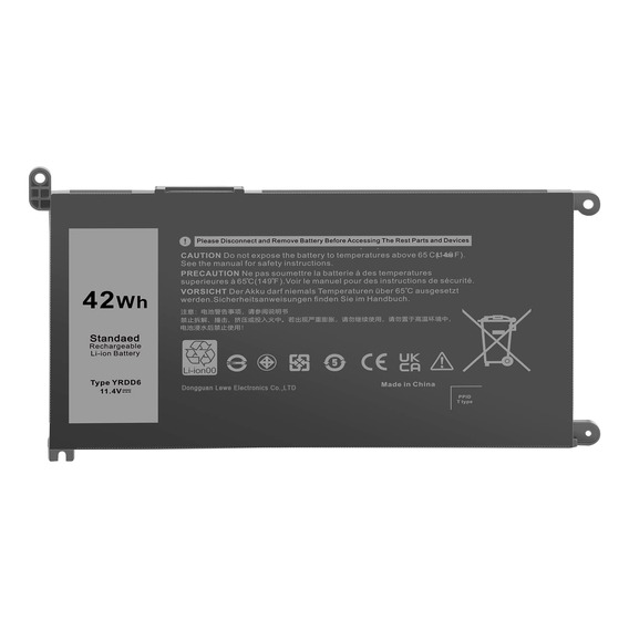 Bateria (yrdd6) Para Dell Inspiron 5481 3493 5480 7586 Serie