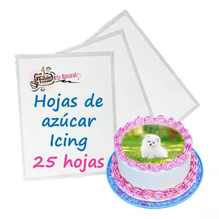 24 Hojas De Azucar Icing Sheets Oblea De Azucar