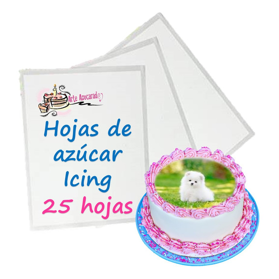 24 Hojas De Azucar Icing Sheets Oblea De Azucar