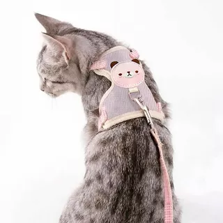 Arnés Para Gato Con Diseño De Oso Talla S