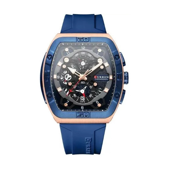 Reloj Para Hombre Curren 8443 Kred8701 Azul