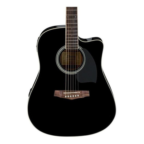Guitarra Electroacústica Ibanez Modelo Pf15ece-bk No Case Color Black high gloss Orientación de la mano Diestro
