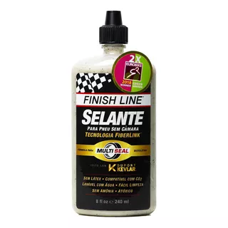 Selante Pneu Tubeless Bike Finish Line 240ml Sem Amônia