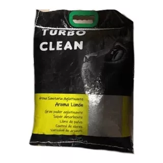 Arena Sanitaria Turbo Clean 10kg Aroma Limon X 10kg De Peso Neto