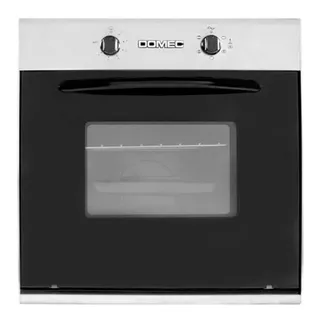 Horno Elect Domec Acero Inox 60x60cm Tipo Gastronomico Hexgv Color Negro