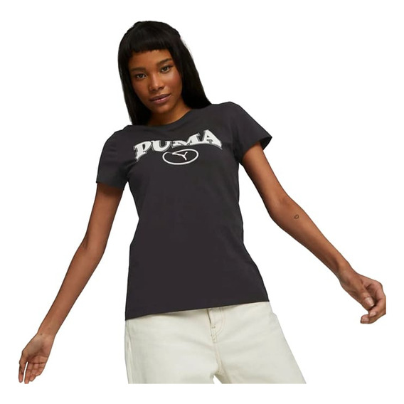 Remera Puma Squad Graphic De Mujer - 676611 01