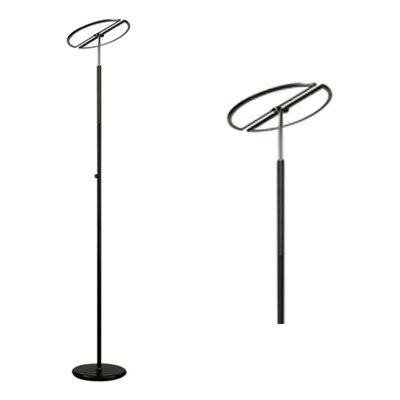 Lampara Velador De Pie Led Double 24w Control Remoto Tbcin