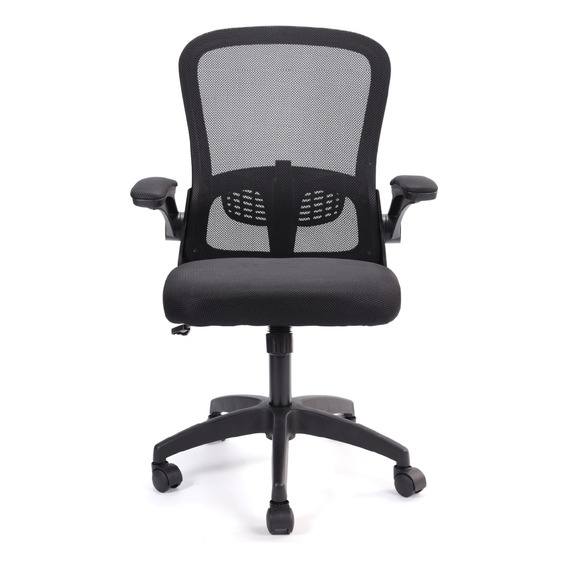 Silla De Escritorio Y Oficina Ergonomica Pc Giratoria Femmto Bm001 Negro Mesh Peso Maximo 120kg Apoyabrazos Rebatibles