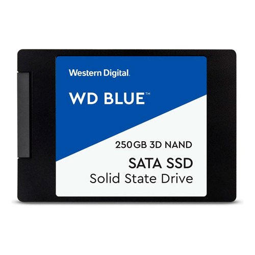Disco sólido SSD interno Western Digital  WDS250G2B0A 250GB azul