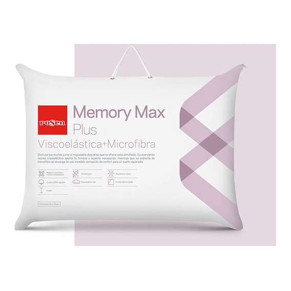 Rosen Almohada Memory Max Plus Americana Visco Fiber