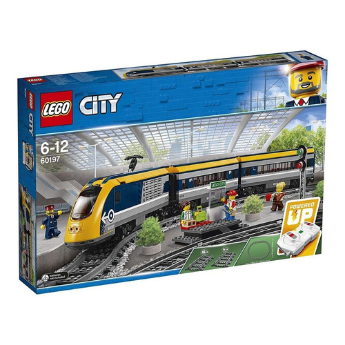 Lego City Tren De Pasajeros 60197 - Electrico 677 Pz