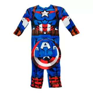 Disfraz Capitan America Marvel Con Musculos New Toys