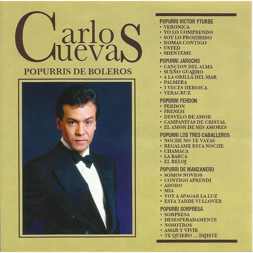 Carlos Cuevas - Popurrí De Boleros | Cd Música Nuevo