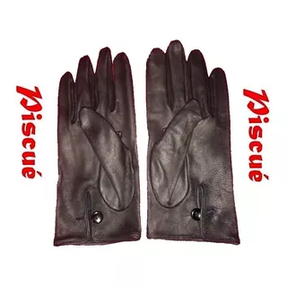 Par De Guantes Negros De Cabritilla - Bomberos - Piscue