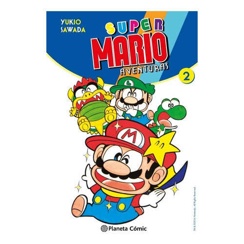 Super Mario Nãâº 02, De Sawada, Yukio. Editorial Planeta Cómic, Tapa Blanda En Español