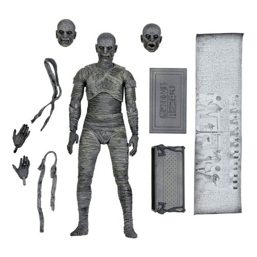 Neca Universal Monsters Ultimate Mummy Black & White Figure