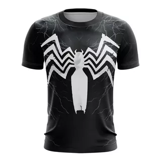 Playera Sublimada Talla Extra Venom Venas 