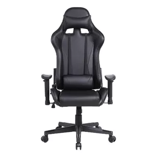 Silla De Escritorio Nch Pro Ultimate Af-c5902 Gamer Ergonómica  Negra Con Tapizado De Cuero Sintético