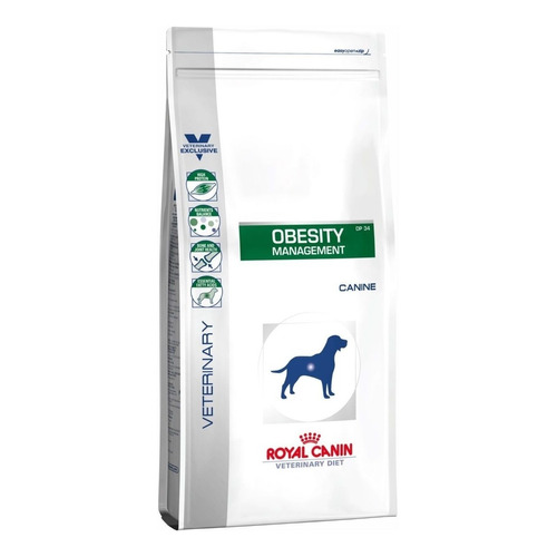 Alimento Royal Canin Veterinary Diet Canine Obesity Management (DP 34) para perro adulto todos los tamaños sabor mix en bolsa de 7.5 kg