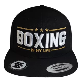 Gorra Yupoong Premium Visera Plana 6089m. Boxing Is My Life