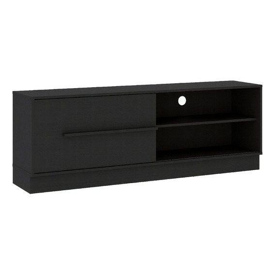 Mueble Para Tv 60  Hawai En Mdp Una Puerta Negro