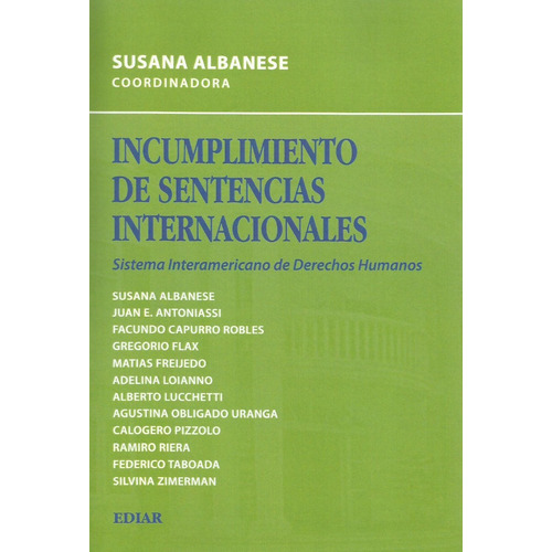 Incumplimiento De Sentencias Internacionales Albanese