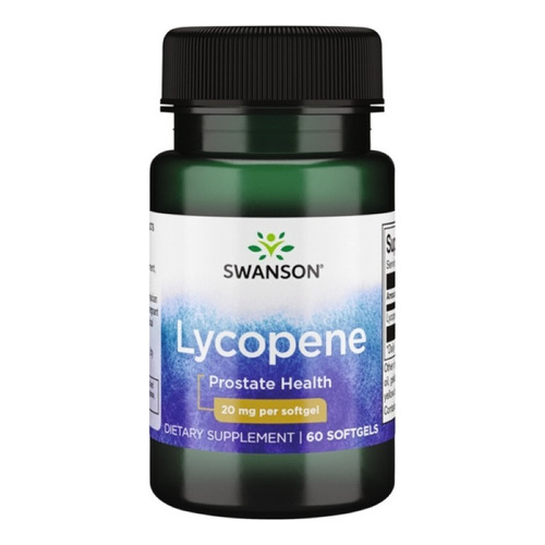 Licopeno Lycopene 20mg 60caps Swanson