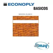 Plástico Bicapa Laserable Econoply Madera / Blanco 60x40cm