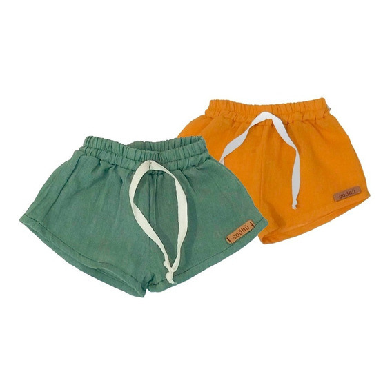 Pack De 2 Shorts De Bebe - Verano Godhü Kids