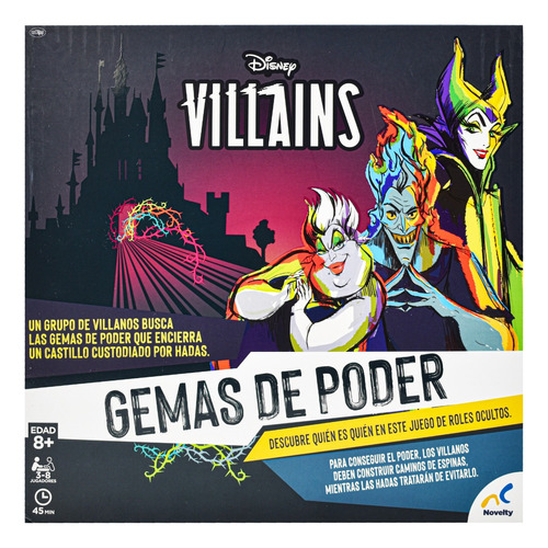 Disney Villans Juego De Mesa Gemas De Poder Novelty
