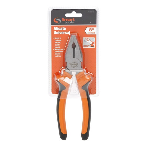 Alicate Universal 8 Mango Bicolor Smart Tools 6101110