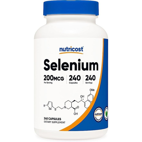 Original Nutricost Selenio Selenium 200mcg, 240 Cap