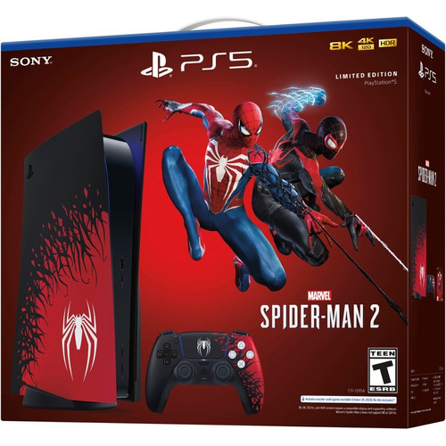 Consola Playstation 5 Marvels Spider Man 2 Limited Edition Color Negro