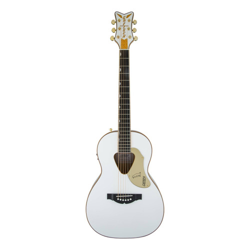 Guitarra Electroacústica Gretsch Acoustic Collection G5021E Rancher G5021WPE para diestros blanca laurel brillante